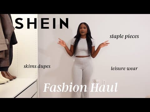 Shien Try-on Haul Basics, Leisure Wear, & Wardrobe Staples