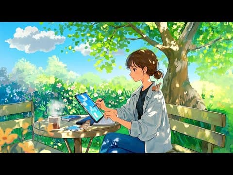 Soft Daylight Lofi 🍃 Chill Lofi Beats For Calm Focus & Gentle Moods ~ Spring Vibes