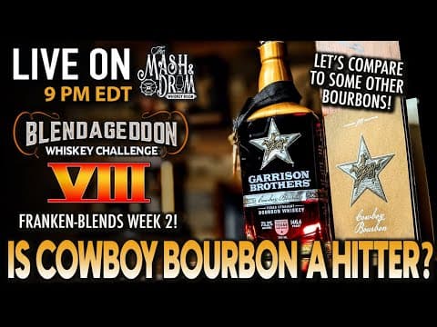 Is Garrison Brothers Cowboy Bourbon A Hitter? Let's Compare Live