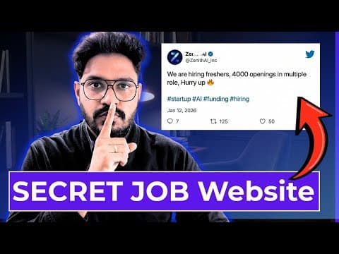 Don't Use Naukri Or Linked-in In 2026 | Fastest Way To Get Interview