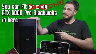 The Fastest Desktop Gpu Crammed Into An Office Pc - Dell Pro Max Tower T2 + Rtx 6000 Pro Blackwell