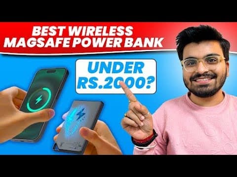 Portronics Boosty 5k 5000mah Wireless Power Bank Unboxing | Best Magsafe Power Bank For Iphone!