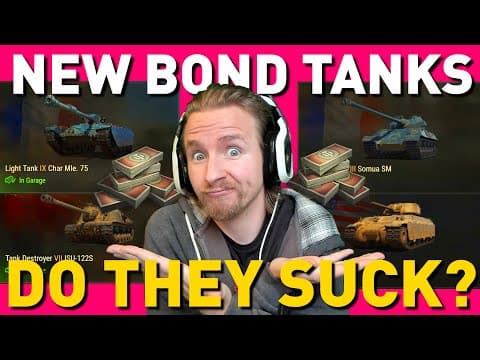 Playing The New Bond Store Tanks! Do They Suck?