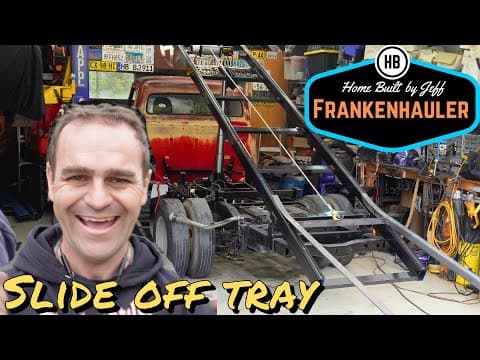 Slide Off Tray - 1954 Ford F600 Car Hauler Build Part 63