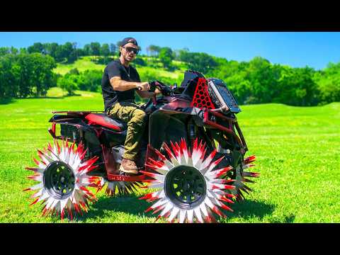 Fourwheeler On Reaper Wheels (it Works Better Than You Think)