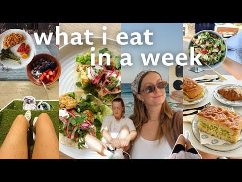 What I Ate + How I Moved My Body This Week *realistic Plant-based Meal Ideas*
