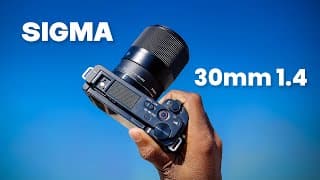 Best Budget Sony Lens For Content Creators - Sigma 30mm F1.4 Dc Dn Contemporary