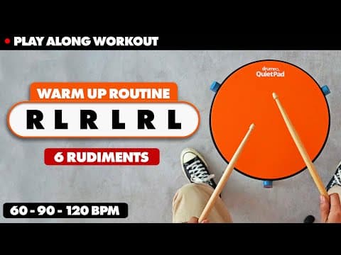 Warm Up Your Hands Fast With This Drum Workout!