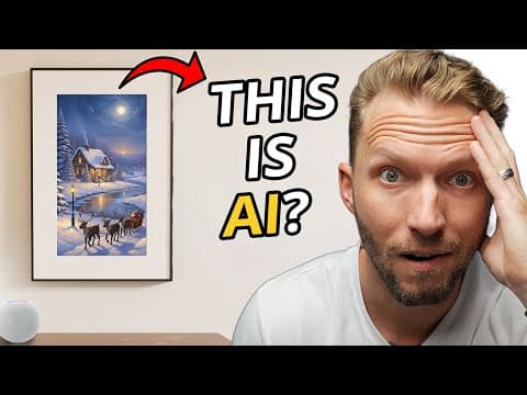 Ai Meets Home Decor: The Frame That Creates Art