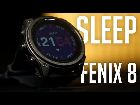 How To Track Sleep With Garmin Fenix 8 (tactix 8 & Enduro 3)