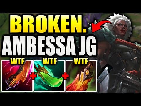 This New Ambessa Jungle Build Is Actually Unfair 😱 (insane Damage + Sustain)