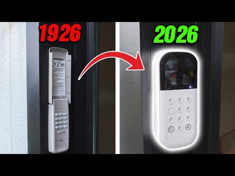 Replace Your Old Garage Door Keypad With This! Hd Wide Angle Camera & Audio! No Wiring Needed!
