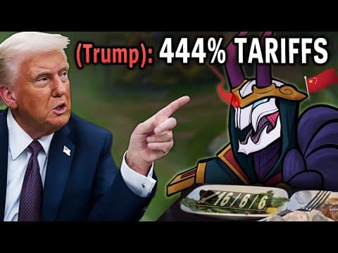Call My Jhin China The Way Trump Slapped A 444% Tariff After This Game