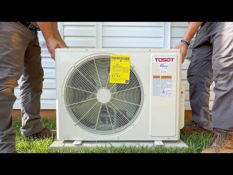 The Best Way To Heat/cool Your Garage!! Hvac Installation