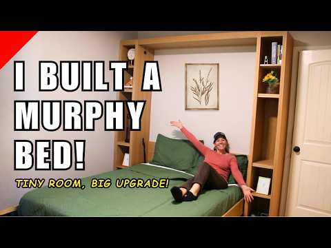 I Built The Best Murphy Bed--with A Folding Desk!