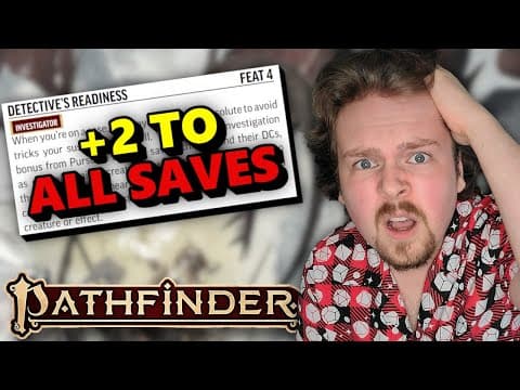 Top 5 Investigator Feats In Pathfinder 2e!