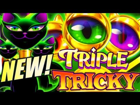 New!! Good Kitty Or Bad!? Triple Tricky & Triple Karma Whisker Wheels Slot Machine (aristocrat)
