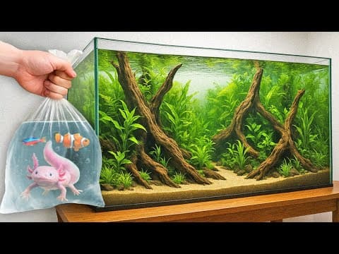 I Built A Mega Fish Tank (for The Coolest Fish)