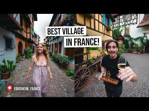 Exploring France’s MOST CHARMING Town! 🇫🇷 Food, Wine and City Tour of EGUISHEIM!