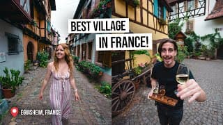 Exploring France’s MOST CHARMING Town! 🇫🇷 Food, Wine and City Tour of EGUISHEIM!