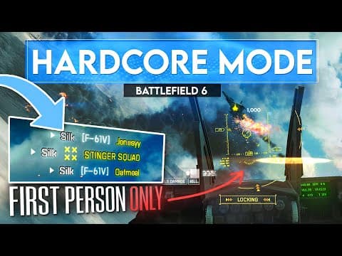 I Tried Hardcore Mode In Battlefield 6 Jets…