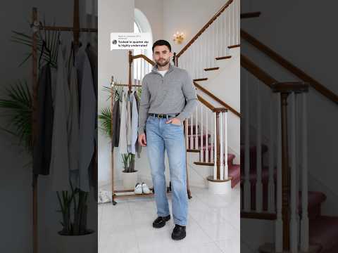 Tucked In Quarter Zips Are Underrated