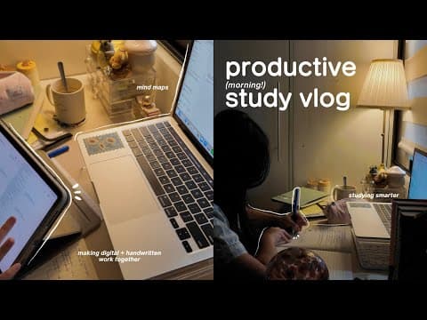 An Honest Study Day 🔎 Tackling A Never-ending Reading List + New Study Tool Ft. Ponder