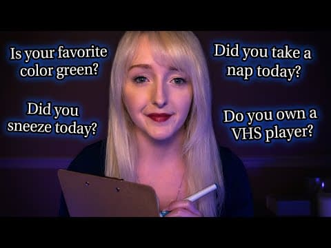 Asmr If You Say No, You Can Go To Sleep | 200 Questions