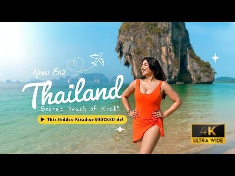 Don’t Skip These In Thailand!  🇹🇭: Krabi, Railay & Beyond 🏝️ | Secret Beaches 🌅 & Seafood 🦞 | Ep 2
