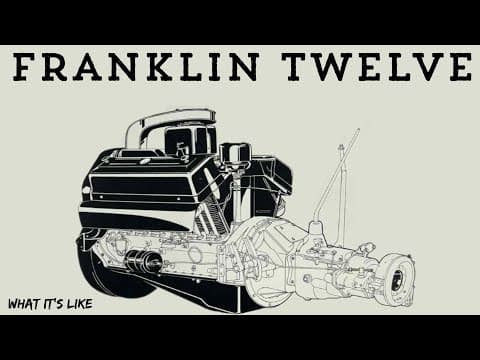 Franklin Twelve Air Cooled Supercharged V12  398 Cid