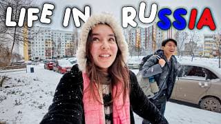 Taking My Asian Boyfriend to RUSSIA 🇷🇺 One Month Living In My Small City