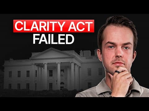 The Clarity Act Is Dead — What I'm Buying Now
