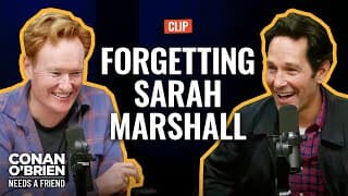 Paul Rudd Couldn’t Get Will Ferrell To Break On “Anchorman” | Conan O'Brien Needs A Friend