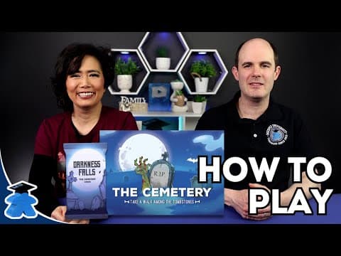 The Cemetery + Darkness Falls Expansion - How To Play. Complete, Clear, Concise Board Game Tutorial