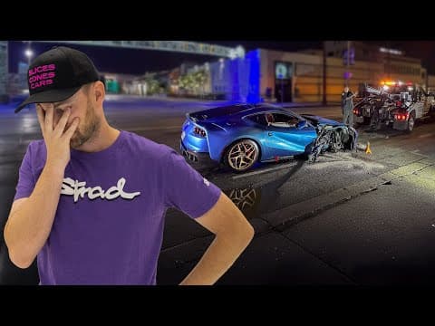 The Unfortunate Reality Of My Crashed Ferrari 812 Superfast.