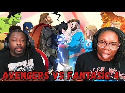 Avengers And Batman Vs The Fantastic Four In Epic Crossover Battle! | Reaction!