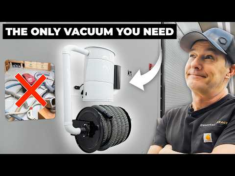 Installing The Best Vacuum System In Our Epic New Garage!