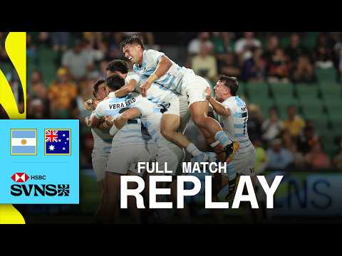 Incredible Win Against The Odds 💪 | Argentina V Australia | Hsbc Svns Perth 2025 | Full Match Replay