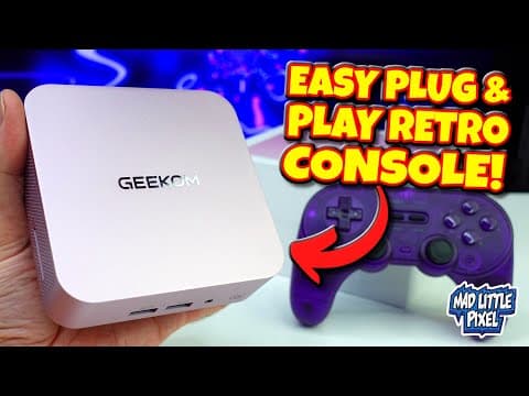 It Is Easy To Make A Plug & Play Retro Console With The Geekom A6 Aurora Mini Pc!
