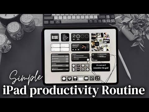 Ipad Productivity Routine: Plan Your Entire Month In 30 Minutes