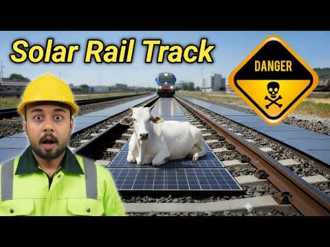 Solar Rail Track In India | Good Or Bad ?