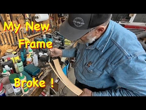 My New Yellowstone Coach Steam Bent Body Frame Broke ! | Engels Coach Shop