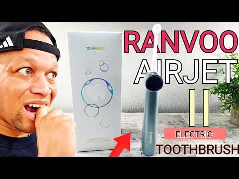 The Best Electric Toothbrush In 2025?! Ranvoo Airjet Ii Electric Toothbrush!