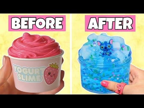 Fixing Store Bought Slime! 😱😳 *slime Makeovers*
