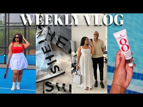 Weekly Vlog : Shooting Campaigns, Playing Padel, Breakfast Date, Mini Shein Haul & More