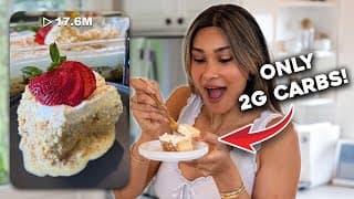 I Made A Tres Leches Cake With Zero Guilt 😍 | Low Carb & So Moist!