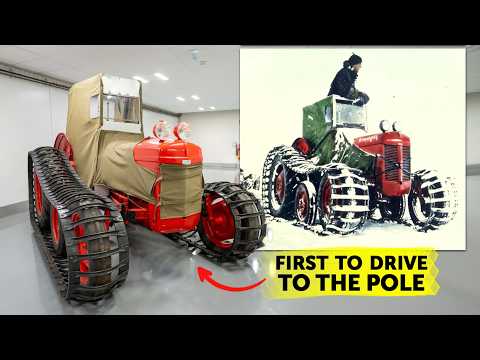The First Vehicle To Drive To The South Pole