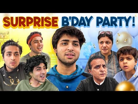 RAJ KI SURPRISE BDAY PARTY🎂 | Raj Grover | #surprisebdayparty