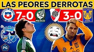 Las 13 Peores Derrotas De Concacaf Ante Conmebol