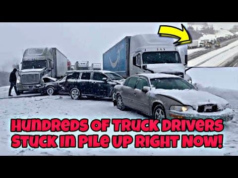 Major Pile Up On I-90 Ny Now! Please Share To All Truck Drivers Today To Avoid! Thanks